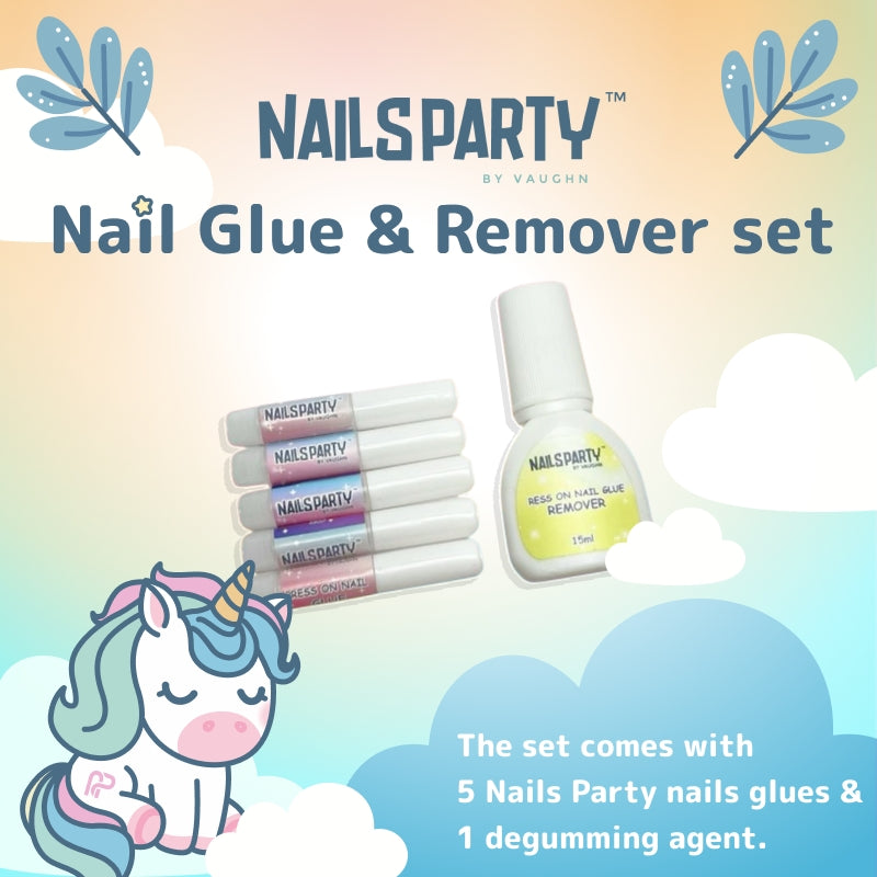 Nailsparty Nail Glue & Remover – Salon-Quality At-Home Remedy for Perfect Nails